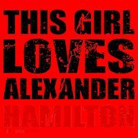 This Girl Loves Alexander Hamilton Santa Hat thumb 1
