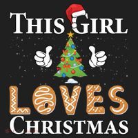 This Girl Loves Christmas Beanie thumb 2