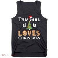This Girl Loves Christmas Tank Top thumb 0