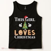 This Girl Loves Christmas Tank Top thumb 2