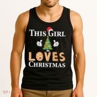 This Girl Loves Christmas Tank Top thumb 3