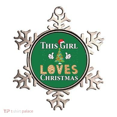 This Girl Loves Christmas Ornament