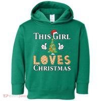 This Girl Loves Christmas Toddler Hoodie thumb 0