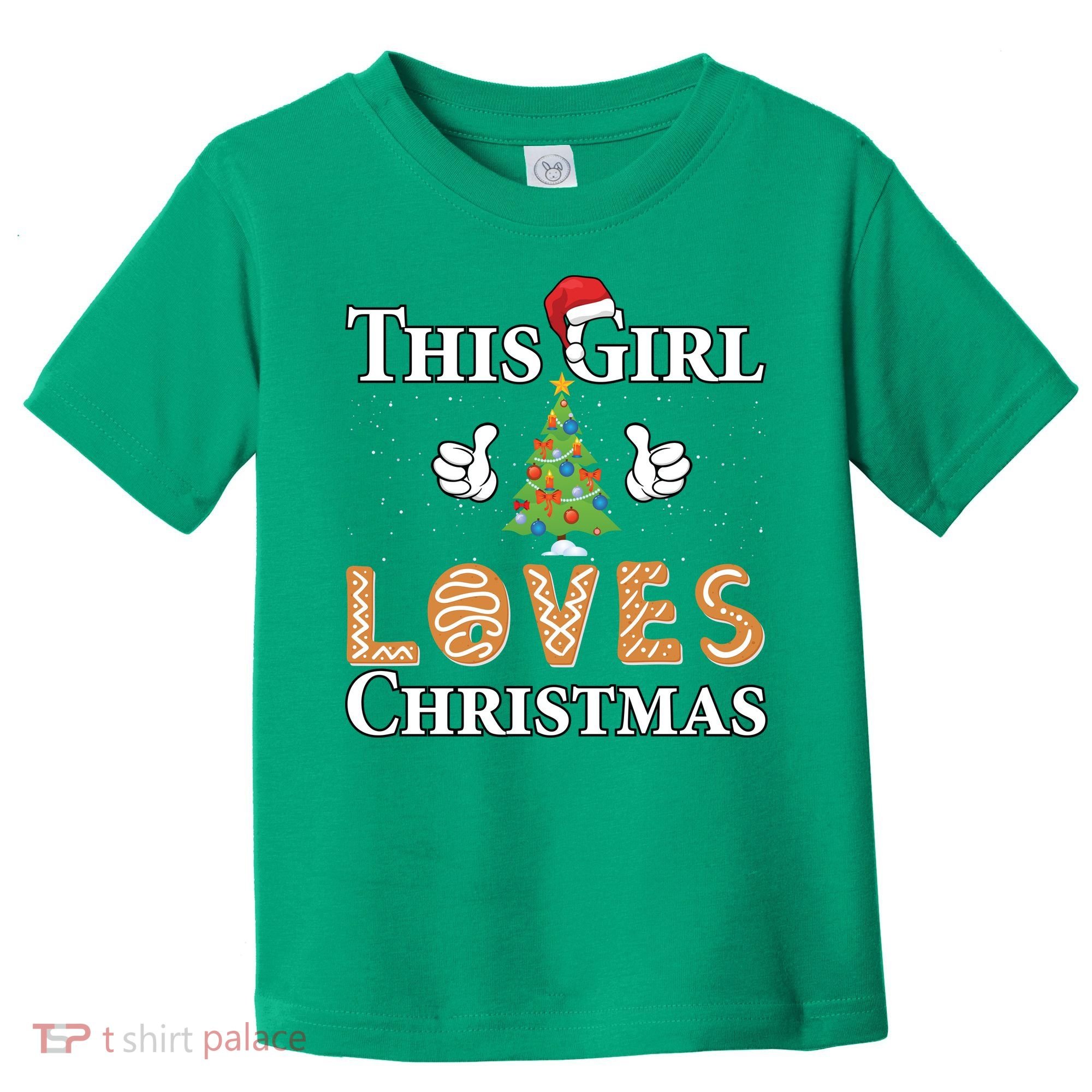 This Girl Loves Christmas Toddler T-Shirt