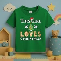 This Girl Loves Christmas Toddler T-Shirt thumb 3