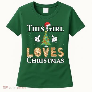 This Girl Loves Christmas Women's T-Shirt