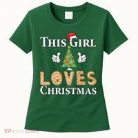 This Girl Loves Christmas Women's T-Shirt thumb 0