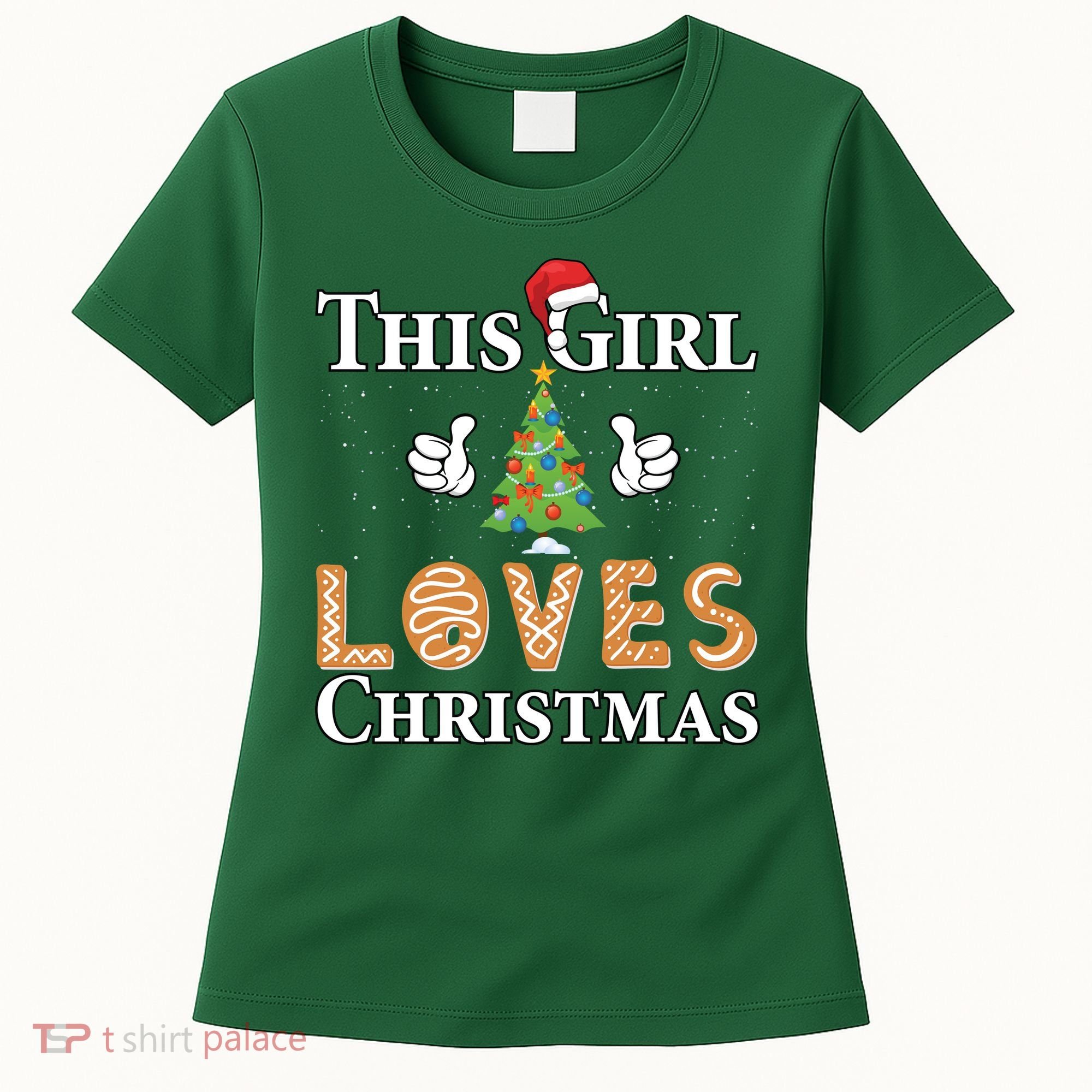 This Girl Loves Christmas Women's T-Shirt