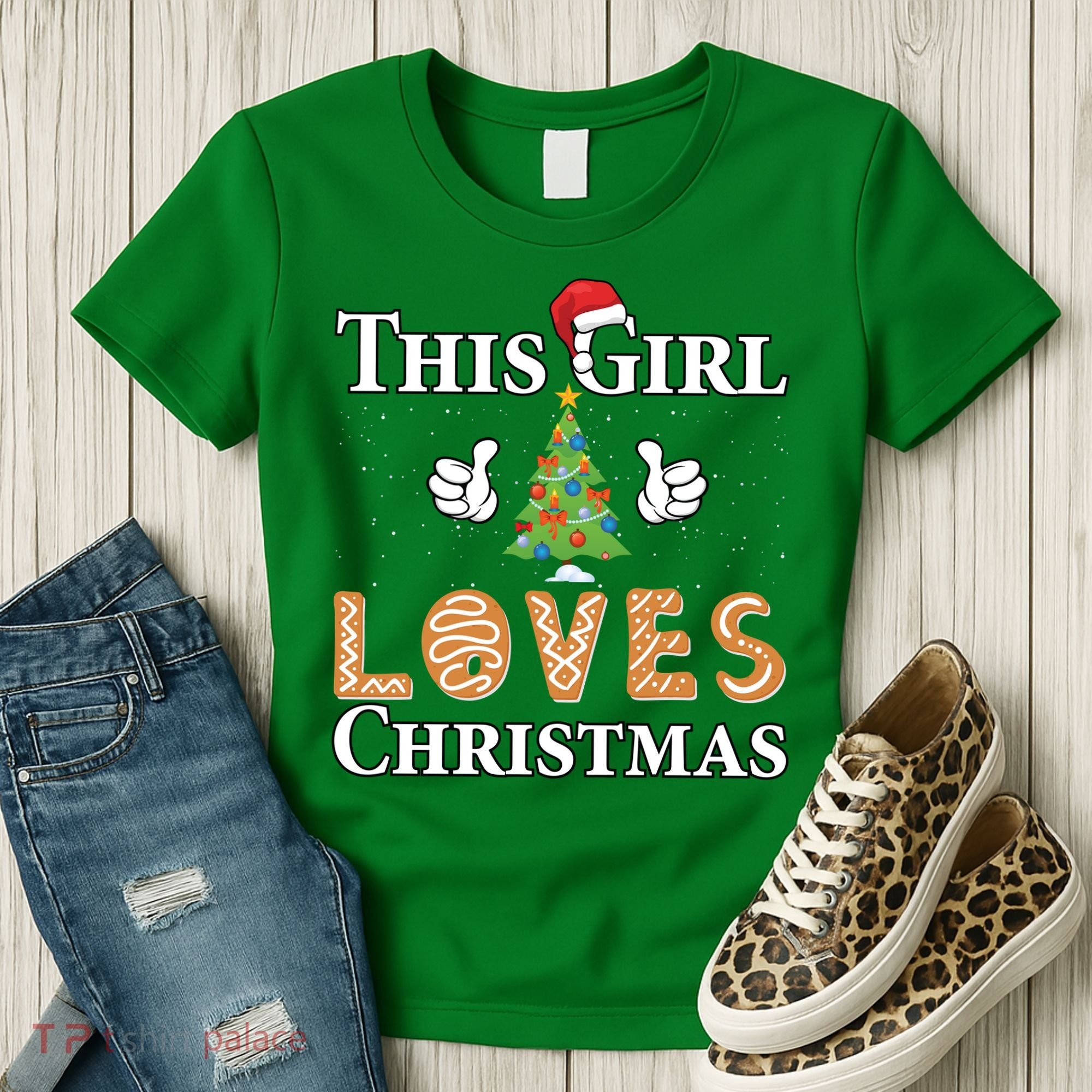 This Girl Loves Christmas Women's T-Shirt