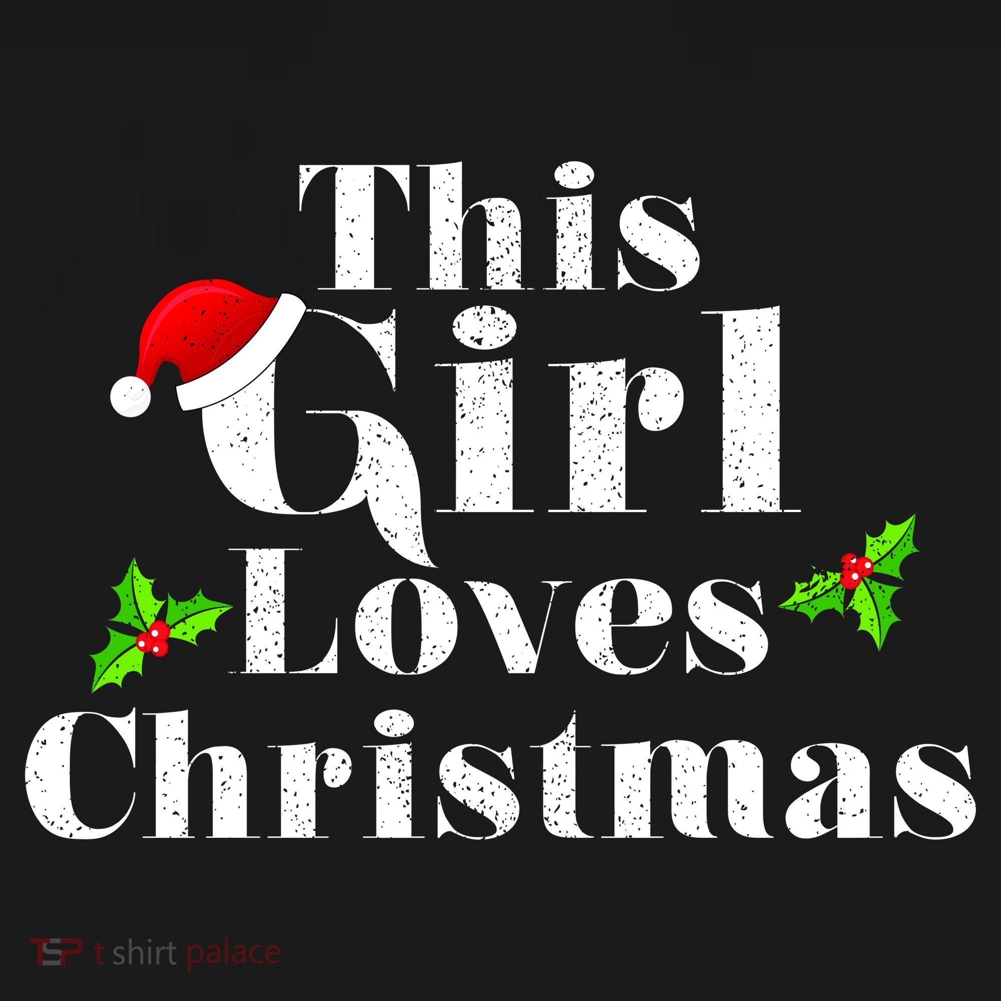 This Girl Loves Christmas Cute Backpack