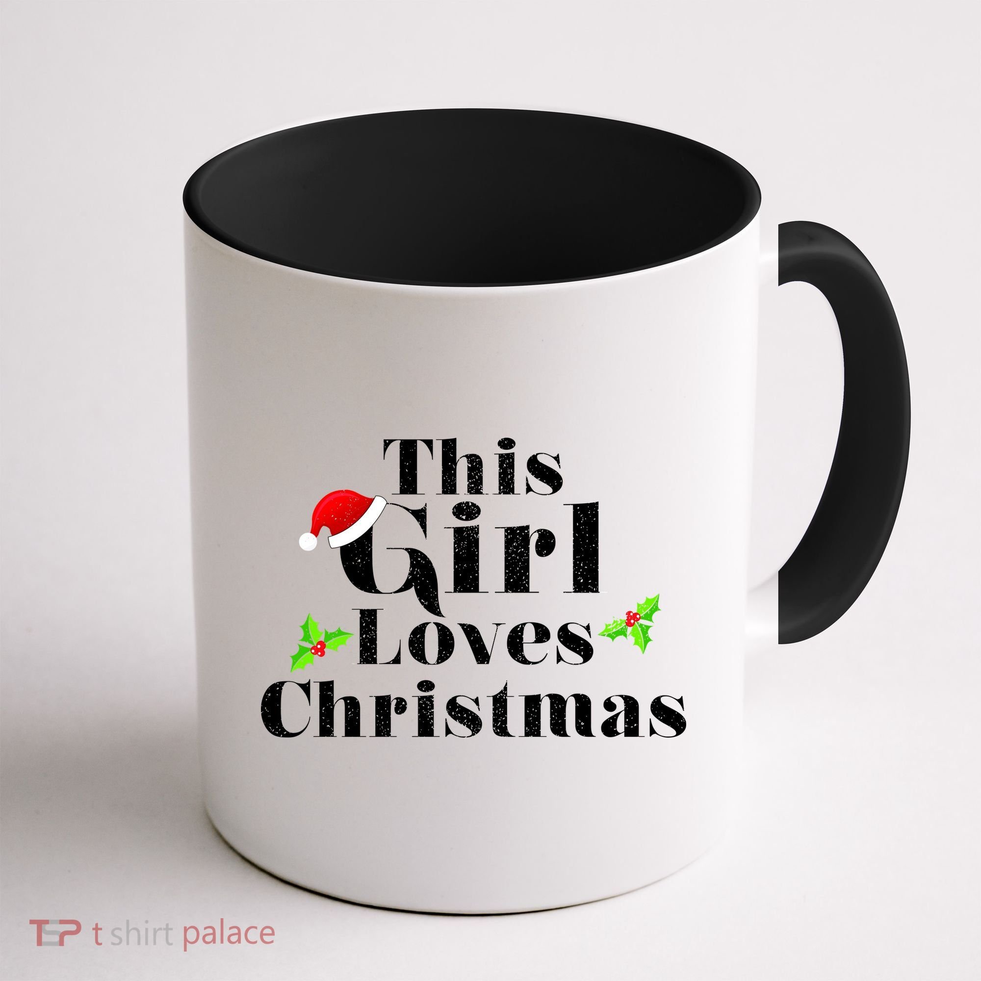 This Girl Loves Christmas Cute Coffee Mug
