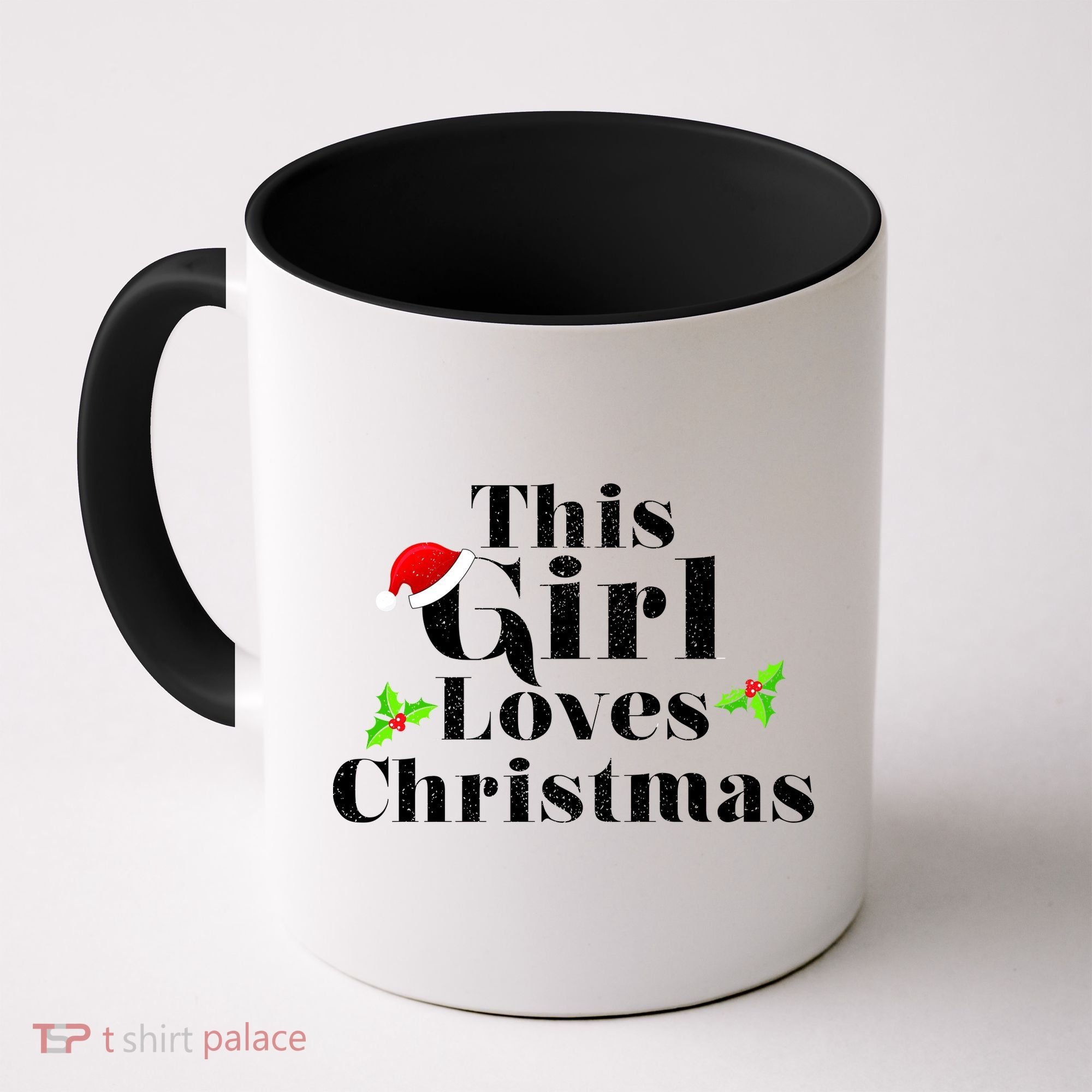 This Girl Loves Christmas Cute Coffee Mug