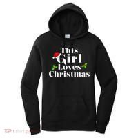 This Girl Loves Christmas Cute Women's Hoodie thumb 0