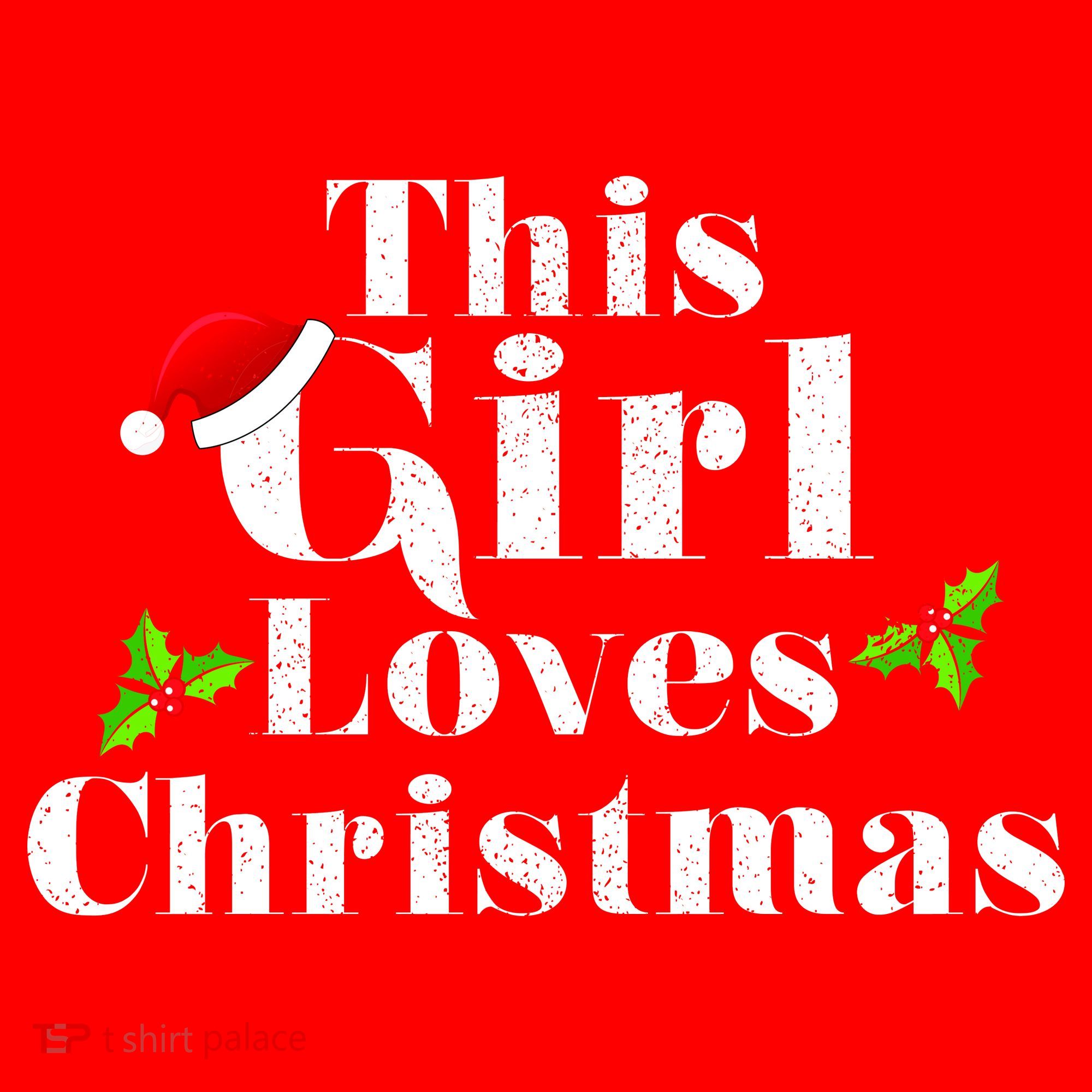 This Girl Loves Christmas Cute Baby Bodysuit