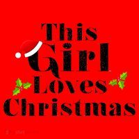 This Girl Loves Christmas Cute Santa Hat thumb 1