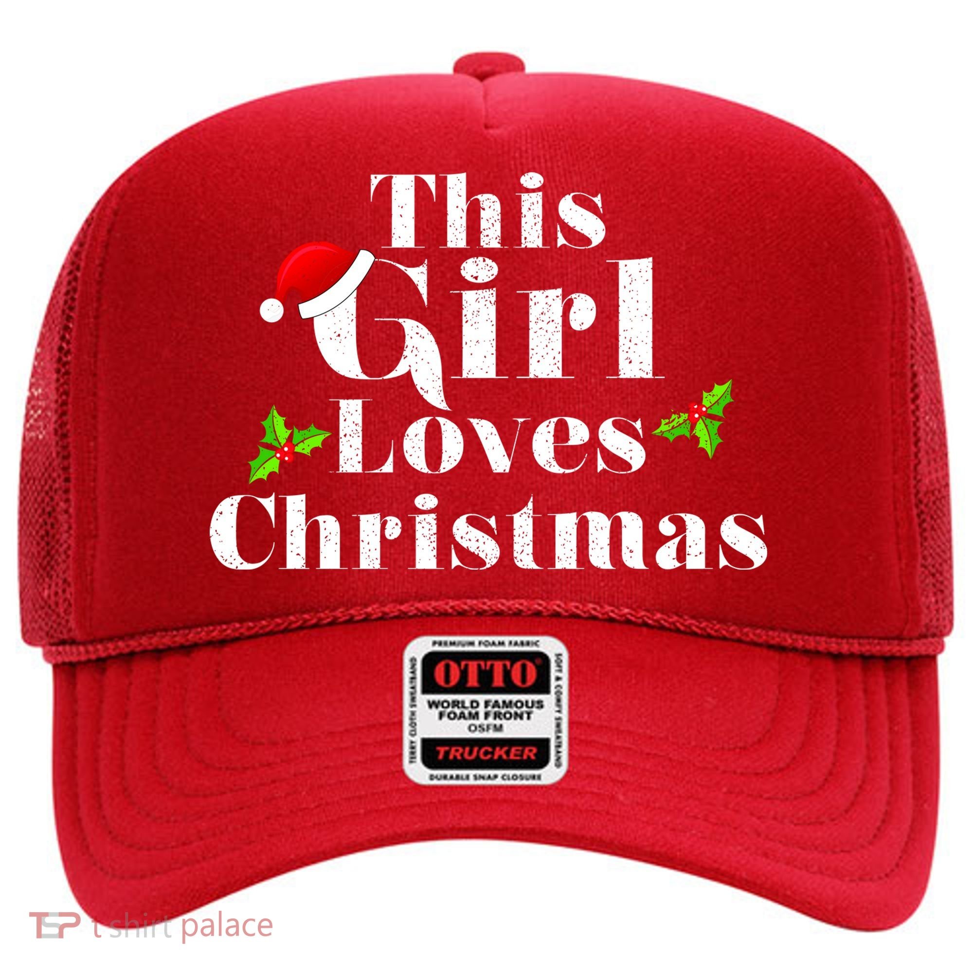 This Girl Loves Christmas Cute Hat