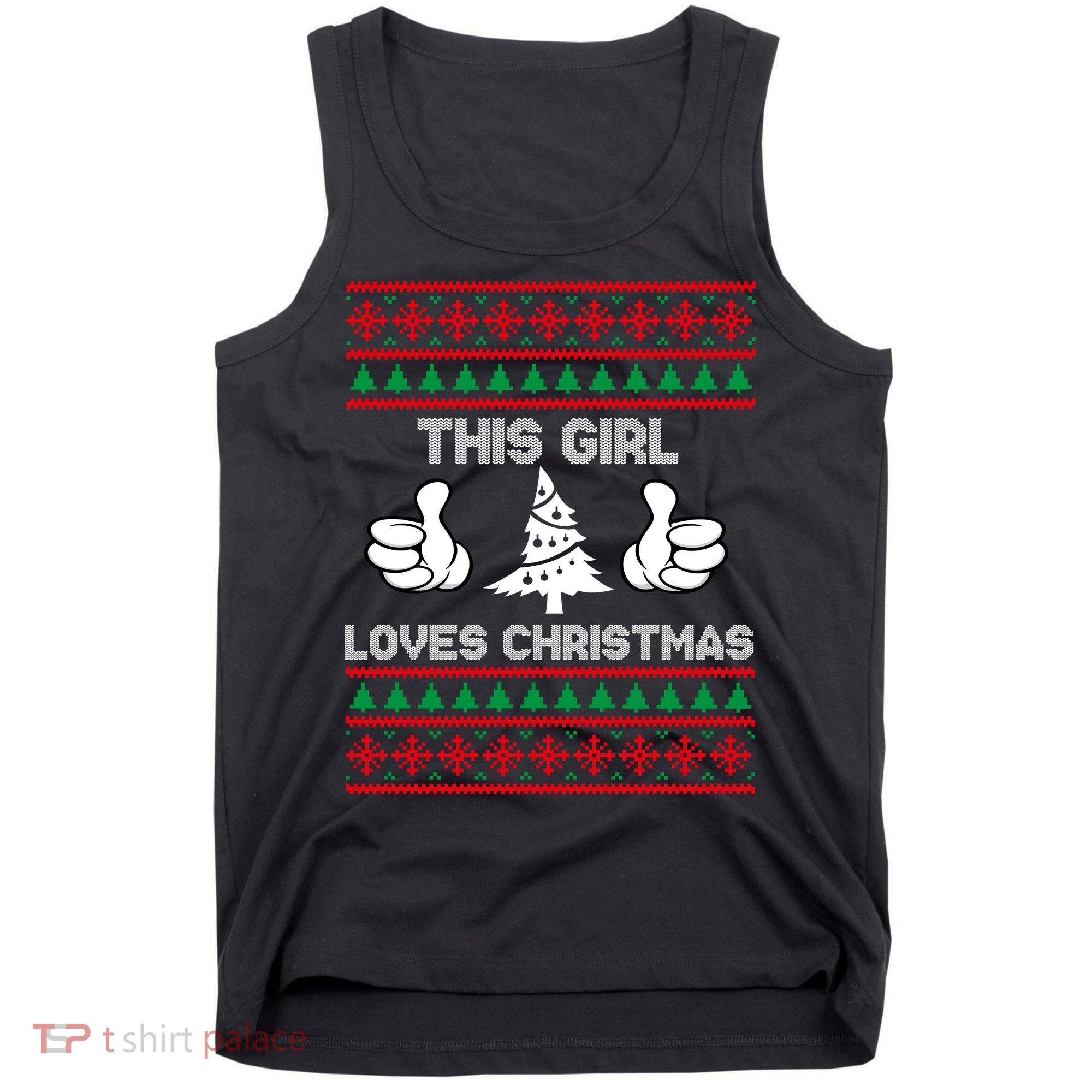 This Girl Loves Christmas Ugly Christmas Tank Top