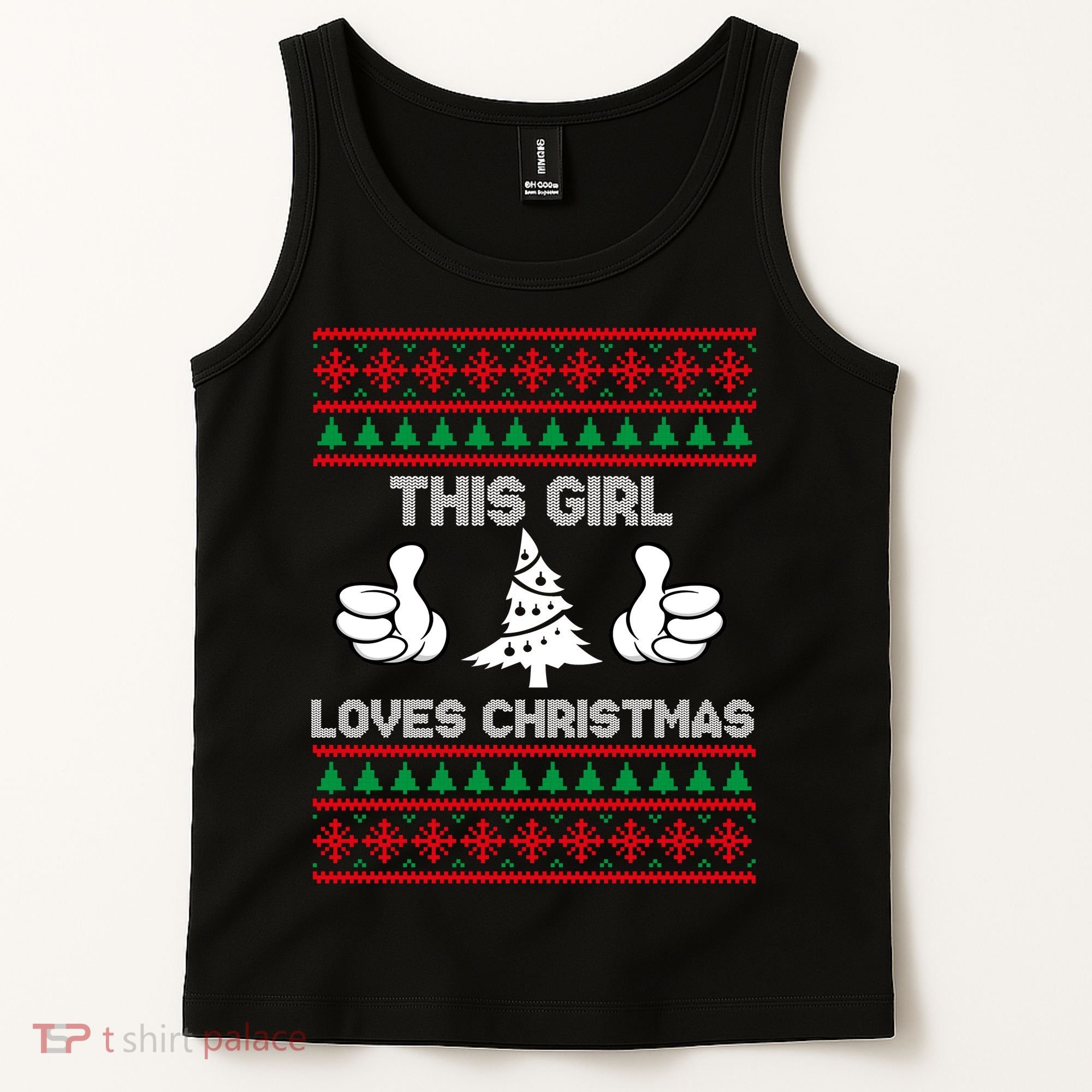 This Girl Loves Christmas Ugly Christmas Tank Top