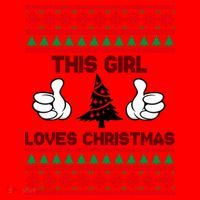 This Girl Loves Christmas Ugly Christmas Santa Hat thumb 1