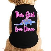 This Girl Loves Dino Doggie Tank thumb 0