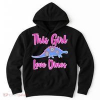 This Girl Loves Dino Hoodie thumb 0