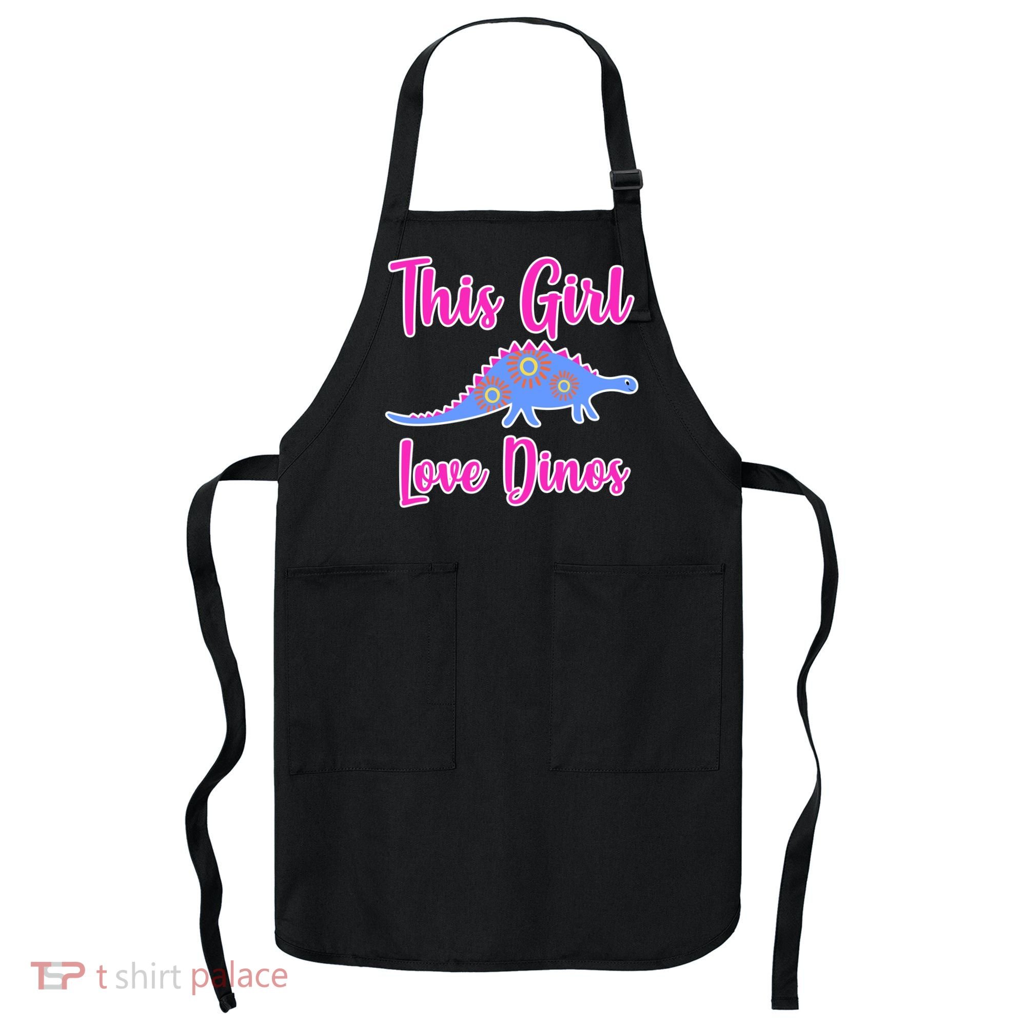 This Girl Loves Dino Apron