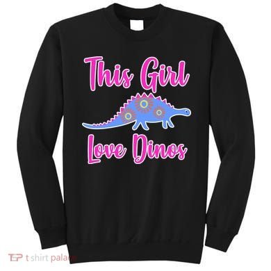 This Girl Loves Dino Sweatshirt