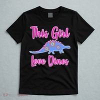 This Girl Loves Dino T-Shirt thumb 5