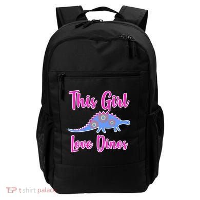 This Girl Loves Dino Backpack