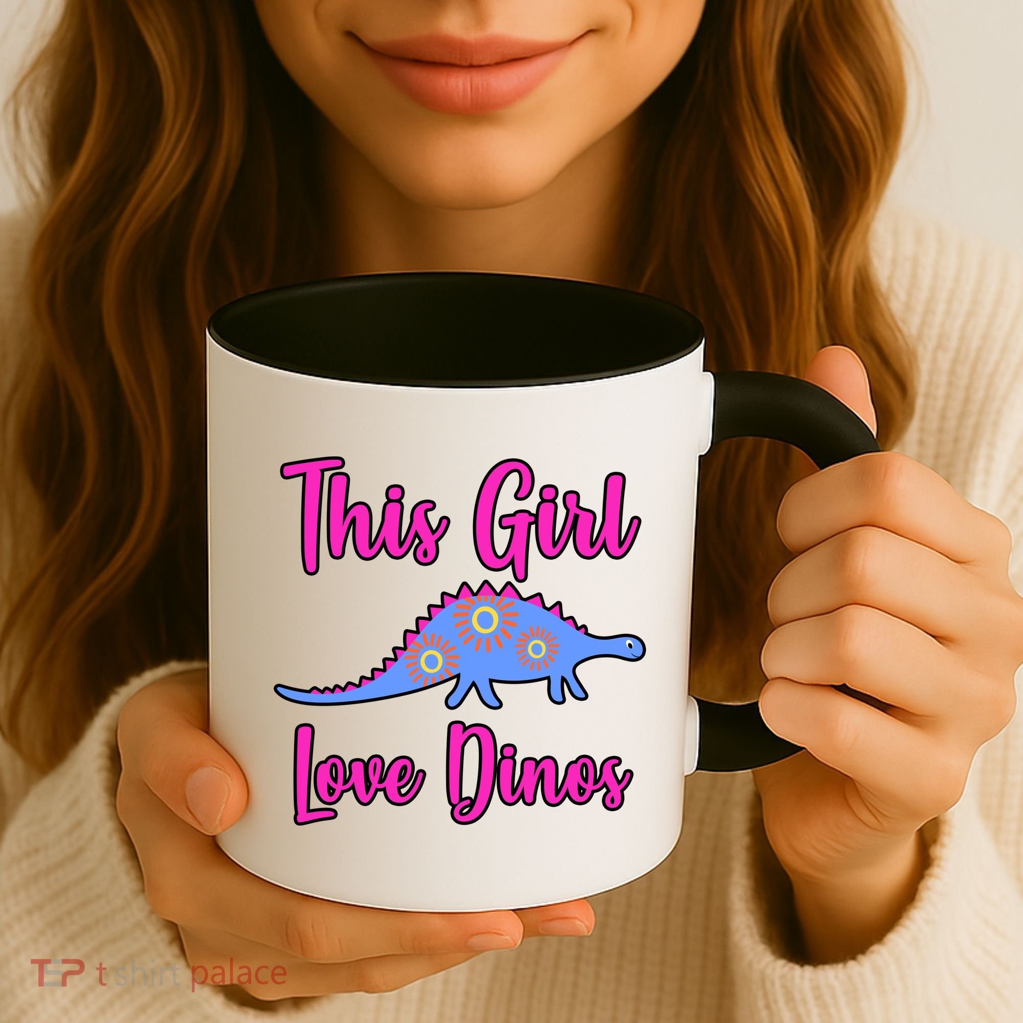 This Girl Loves Dino Coffee Mug