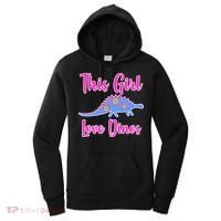 This Girl Loves Dino Women's Hoodie thumb 0