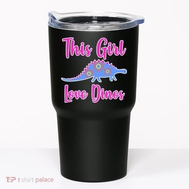 This Girl Loves Dino Tumbler