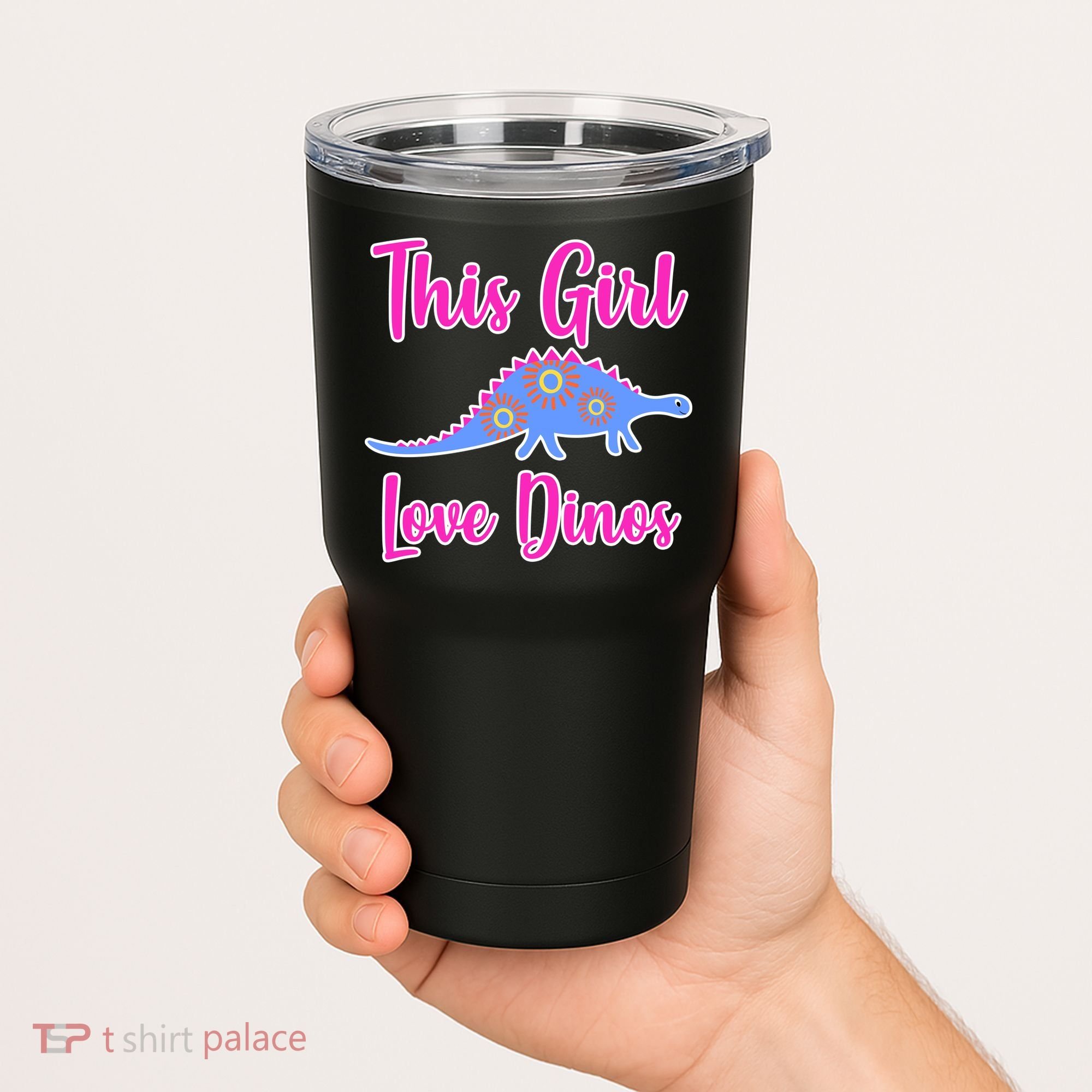 This Girl Loves Dino Tumbler