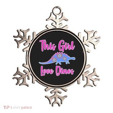This Girl Loves Dino Ornament