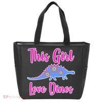 This Girl Loves Dino Tote Bag thumb 0