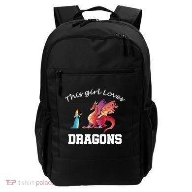 This Girl Loves Dragons Backpack