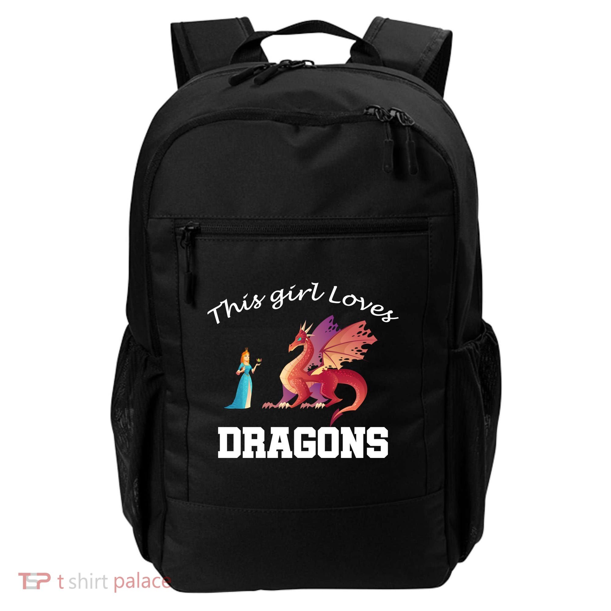 This Girl Loves Dragons Backpack