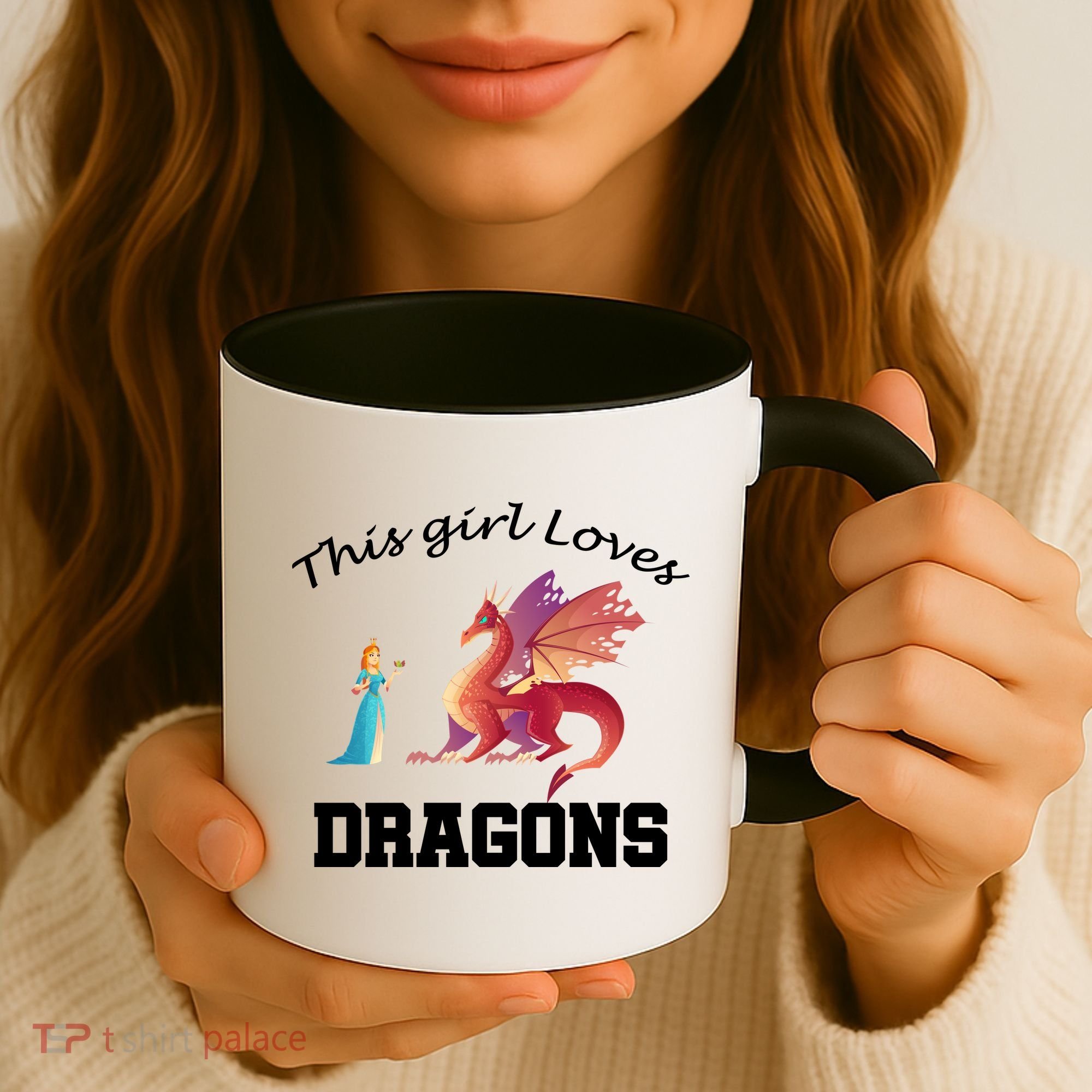 This Girl Loves Dragons Coffee Mug