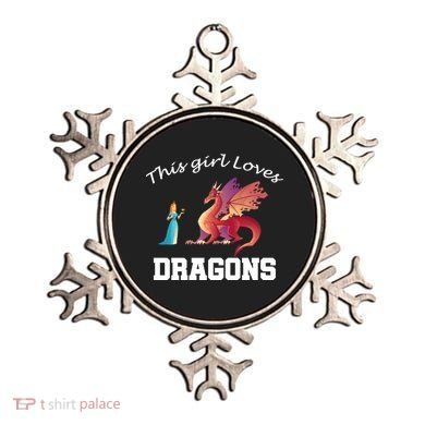 This Girl Loves Dragons Ornament