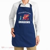This Girl Loves Dragons Apron thumb 2