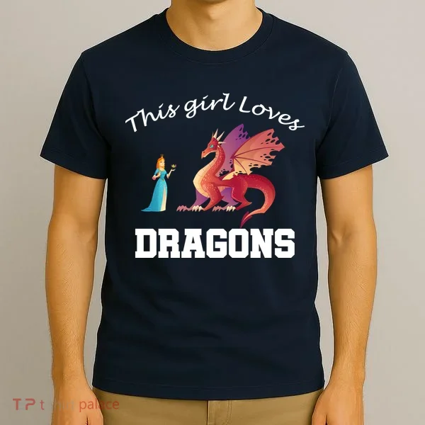 This Girl Loves Dragons T-Shirt