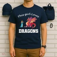 This Girl Loves Dragons T-Shirt thumb 6