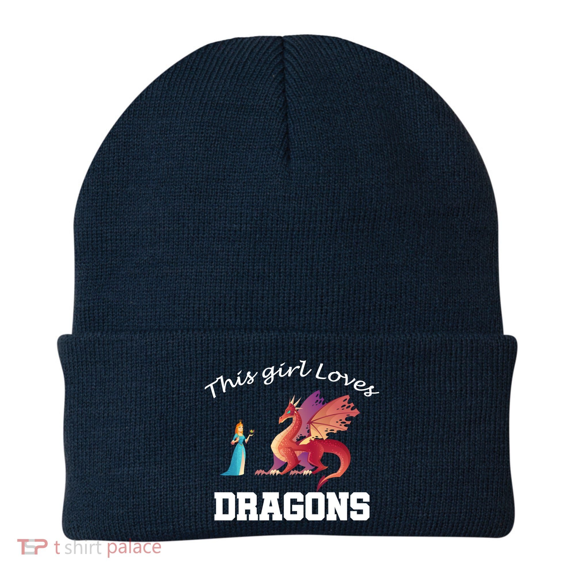 This Girl Loves Dragons Beanie