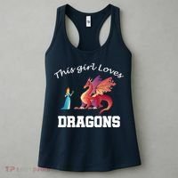 This Girl Loves Dragons Women's Tank Top thumb 3
