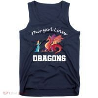 This Girl Loves Dragons Tank Top thumb 0
