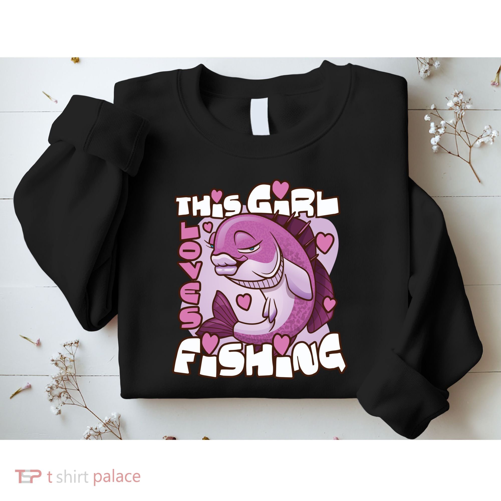 This Girl Loves Fishing Sweatshirt