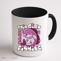 This Girl Loves Fishing Coffee Mug thumb 1