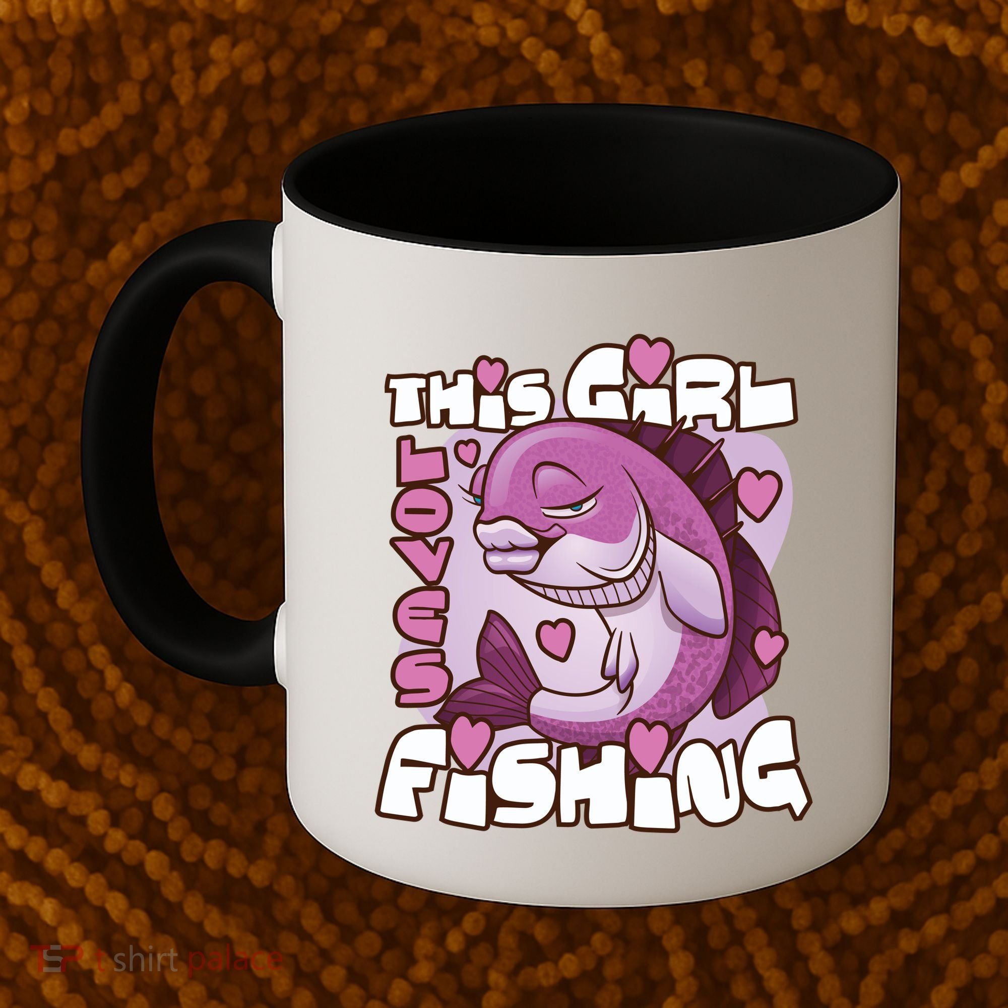 This Girl Loves Fishing Coffee Mug