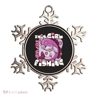 This Girl Loves Fishing Ornament