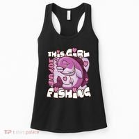 This Girl Loves Fishing Women's Tank Top thumb 0